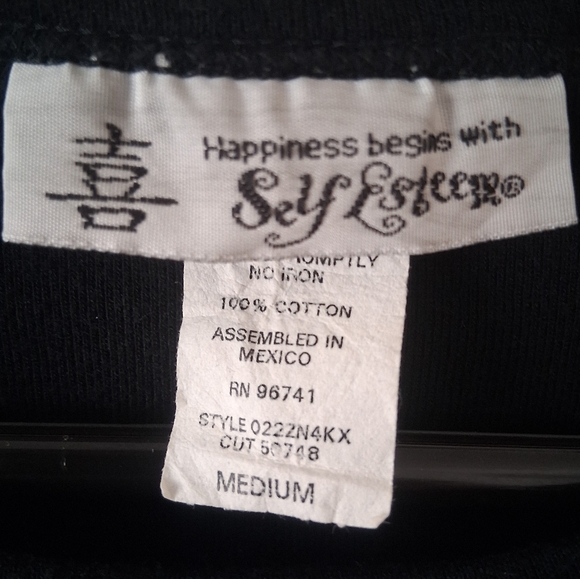 Self Esteem Pre 9-11 New York City Skyline Vintage Tee - Picture 3 of 4